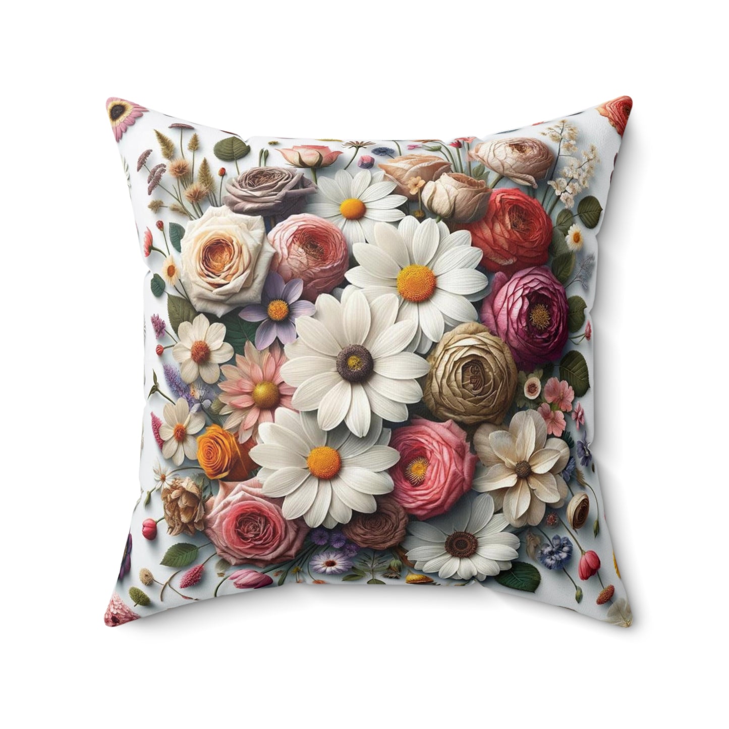 Spun Polyester Square Pillow