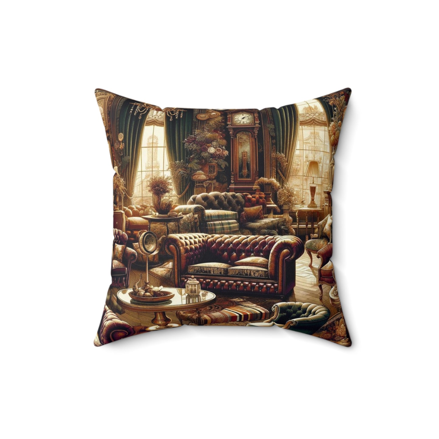 Spun Polyester Square Pillow