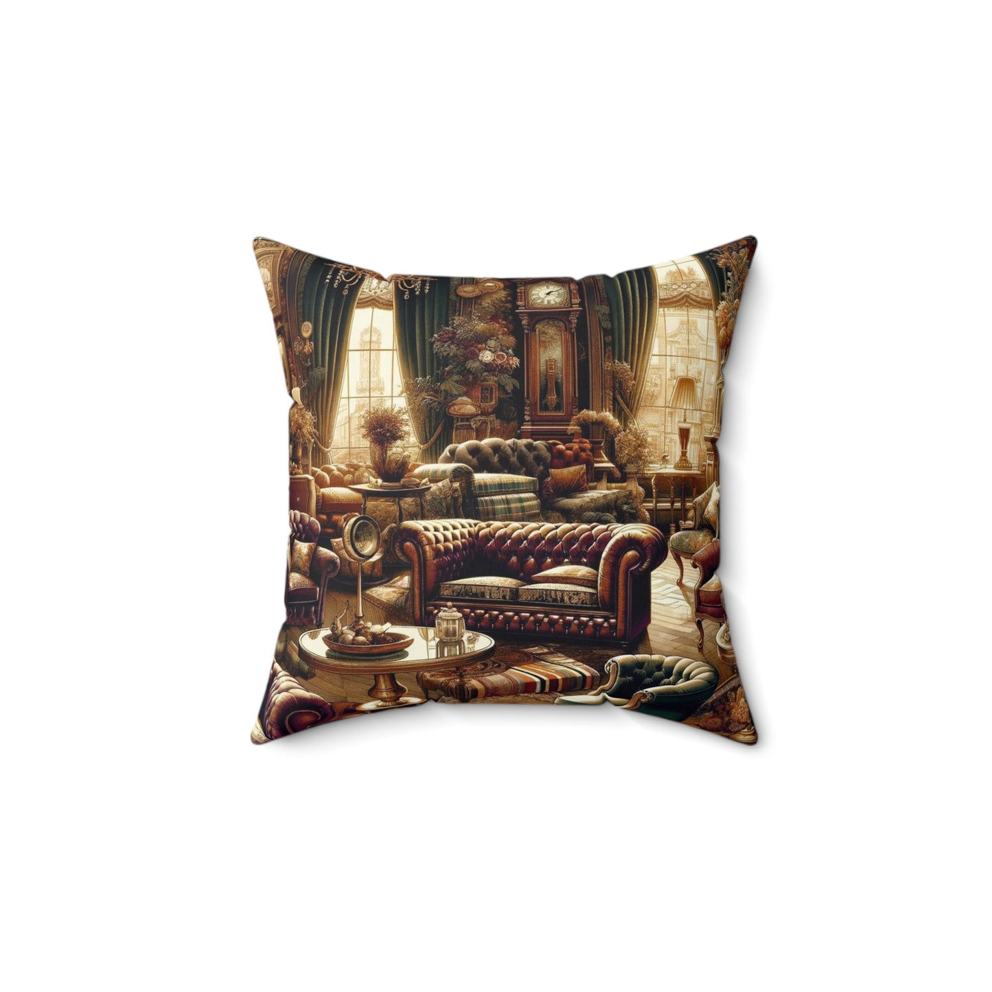 Spun Polyester Square Pillow