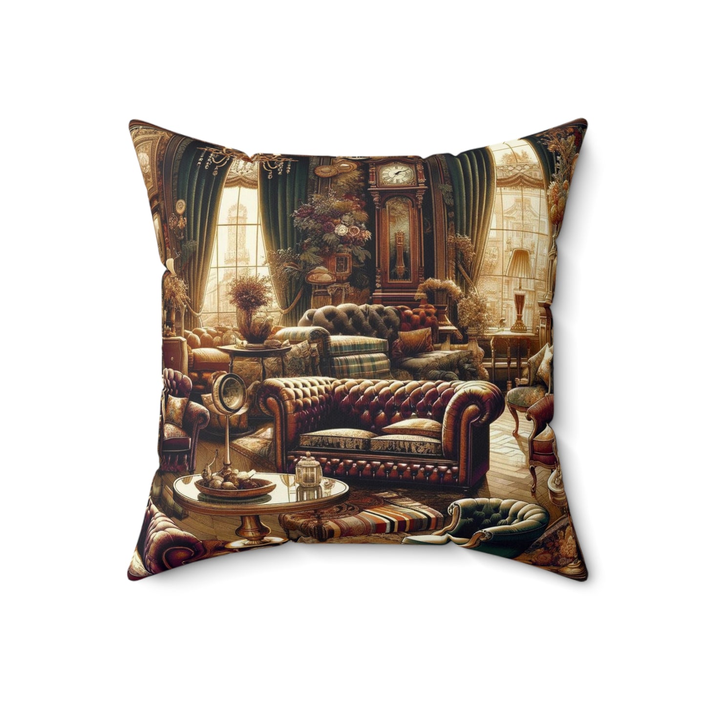 Spun Polyester Square Pillow
