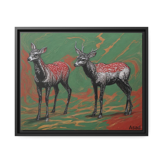 Matte Canvas, Black Frame