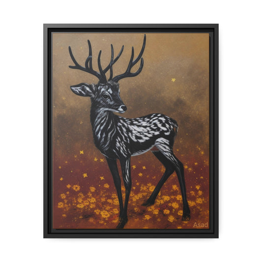 Matte Canvas, Black Frame