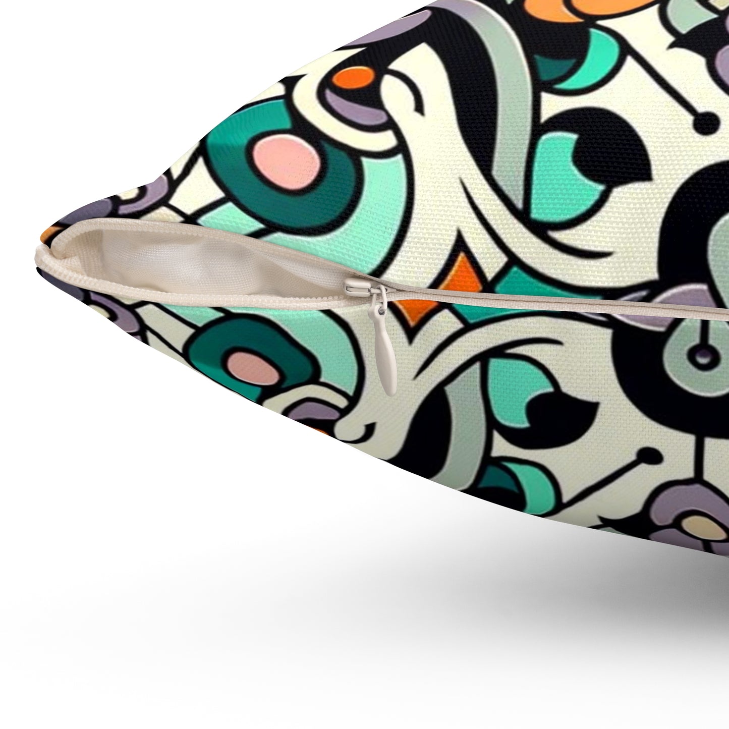 Spun Polyester Square Pillow