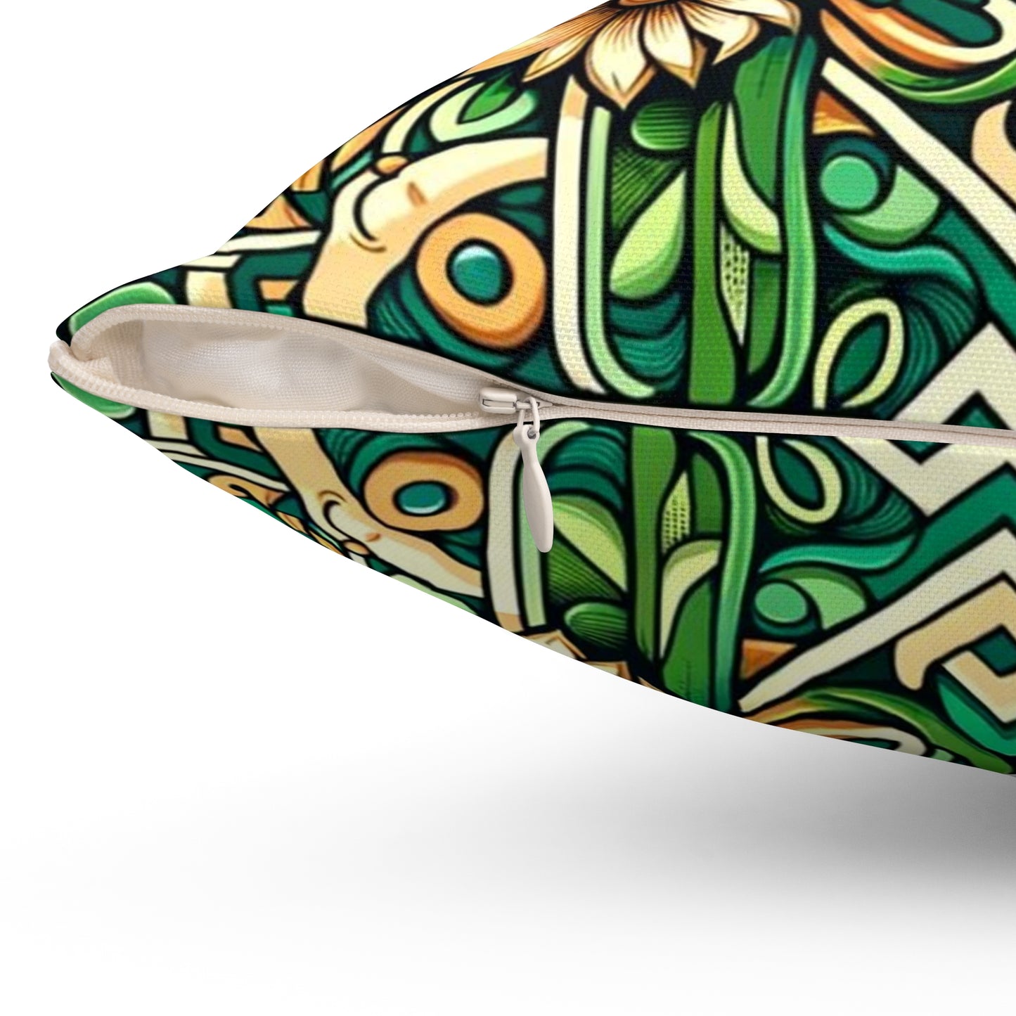 Spun Polyester Square Pillow