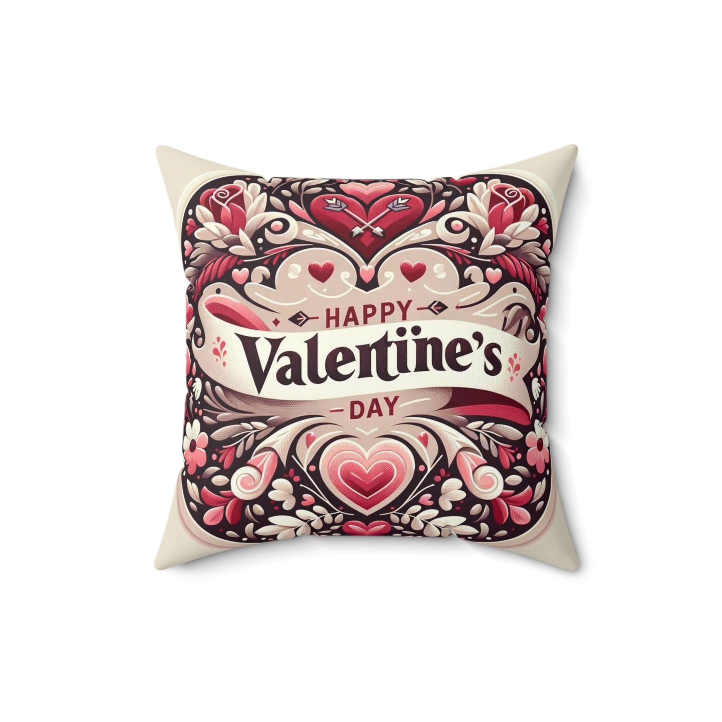 Spun Polyester Square Pillow