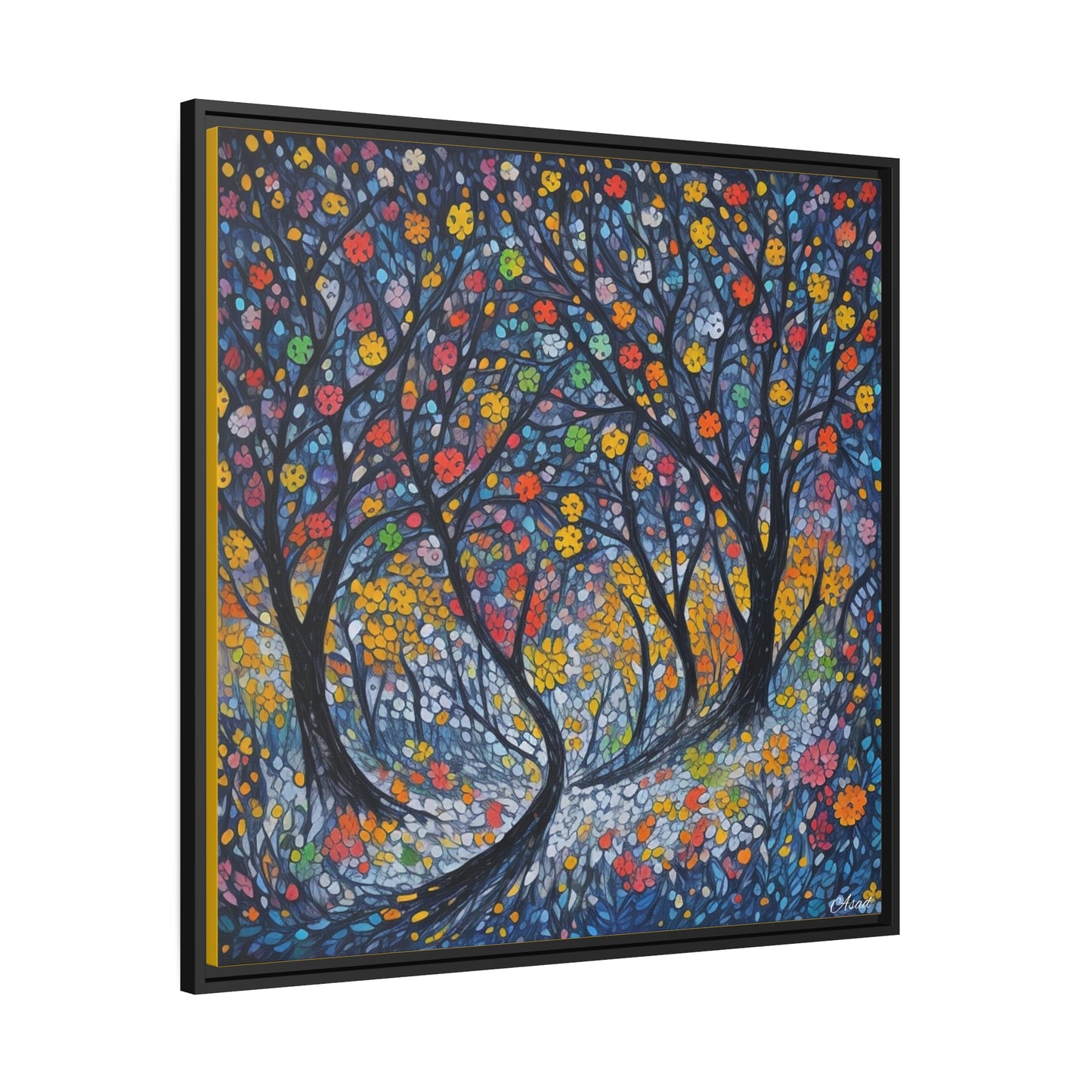 Matte Canvas, Black Frame