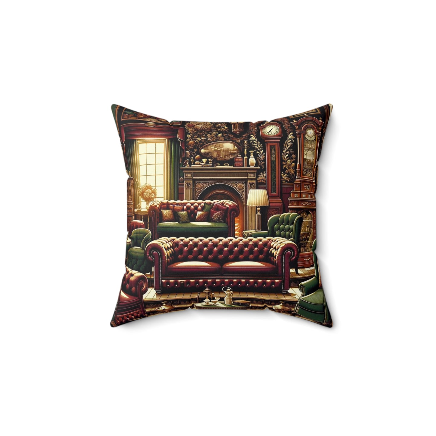 Spun Polyester Square Pillow
