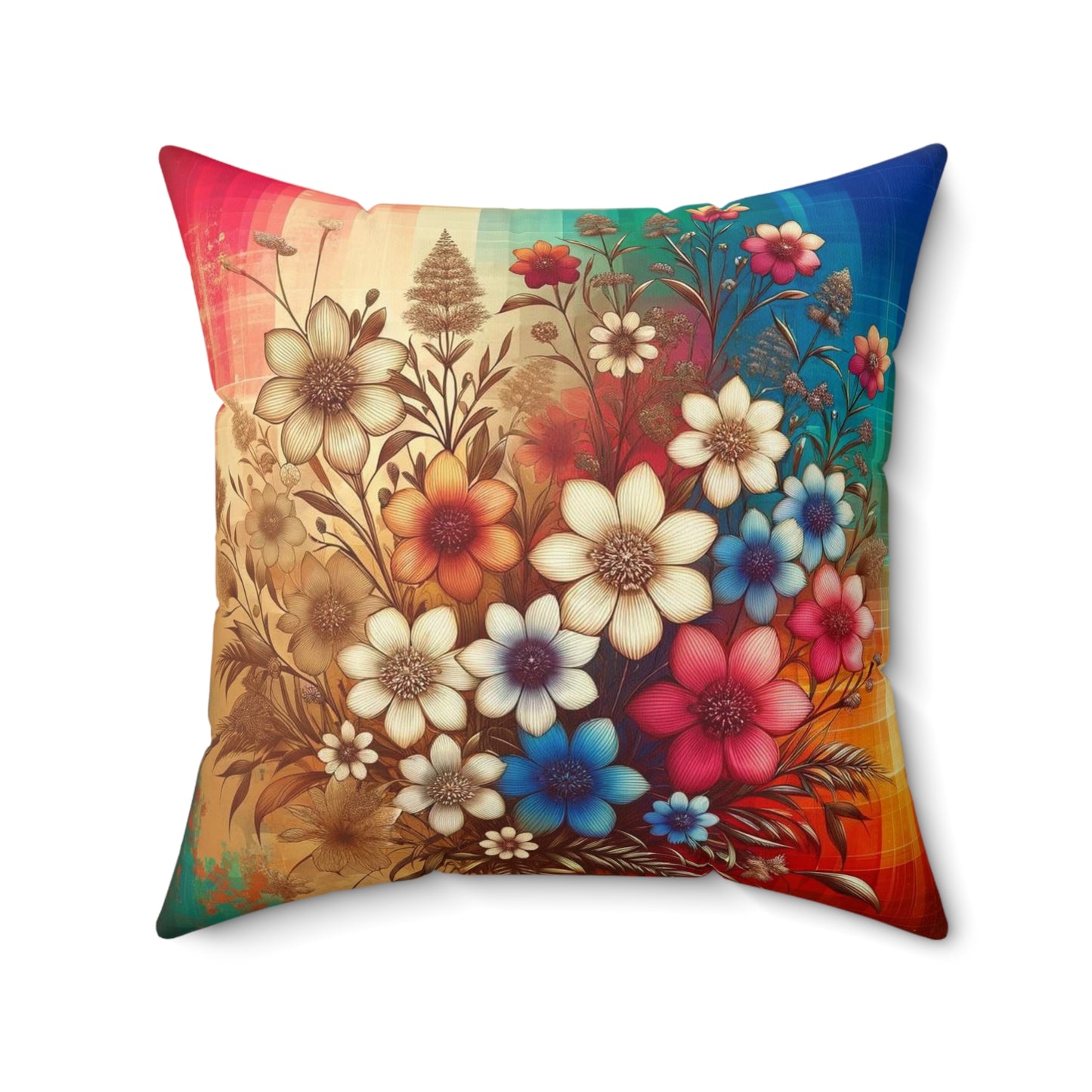 Spun Polyester Square Pillow