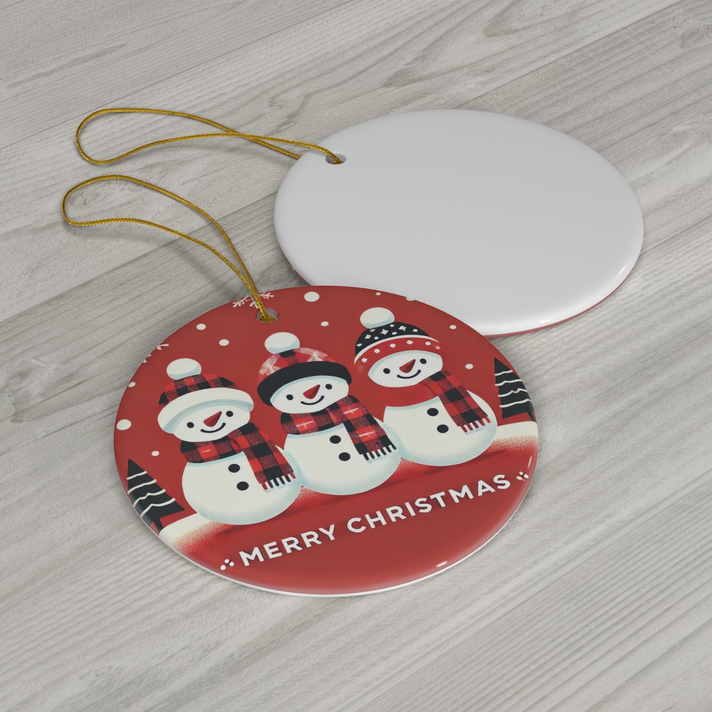 Ceramic Ornament, 4 Shapes