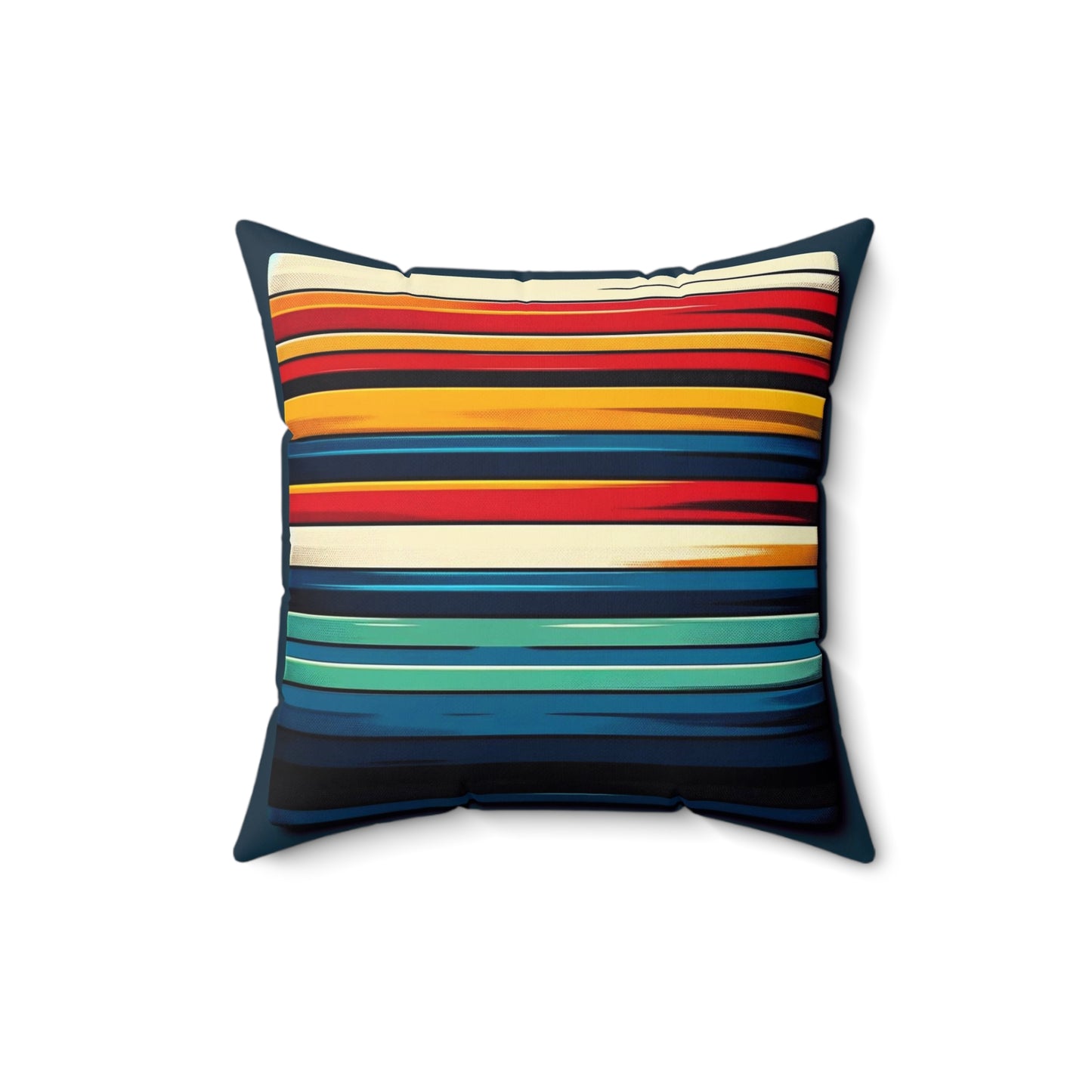A Spun Polyester Square Pillow
