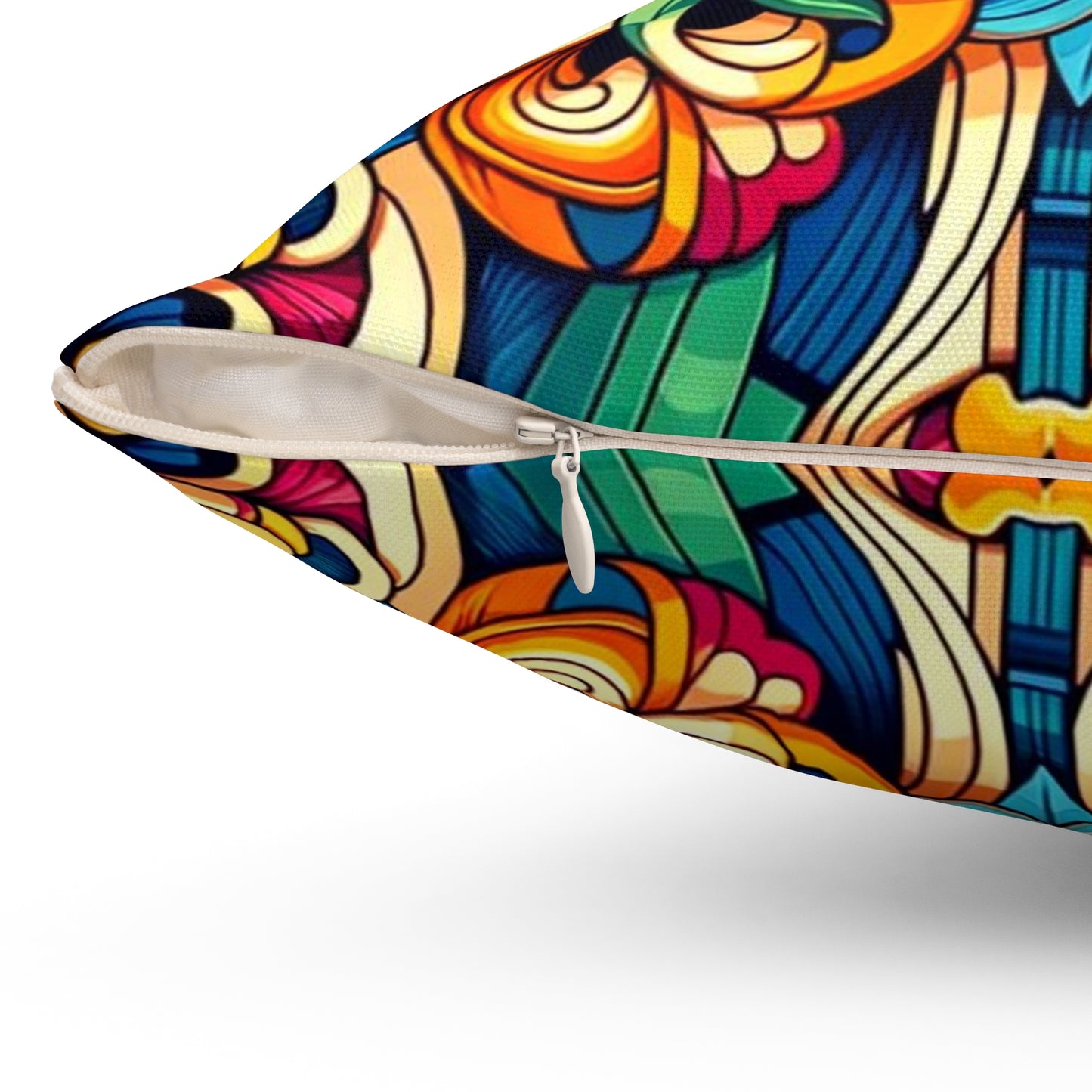 Spun Polyester Square Pillow