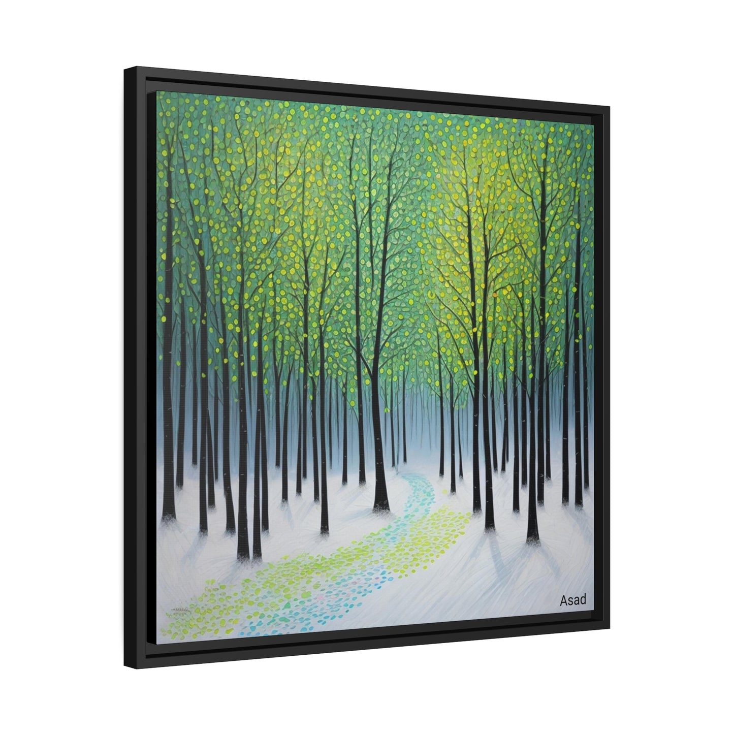 Matte Canvas, Black Frame