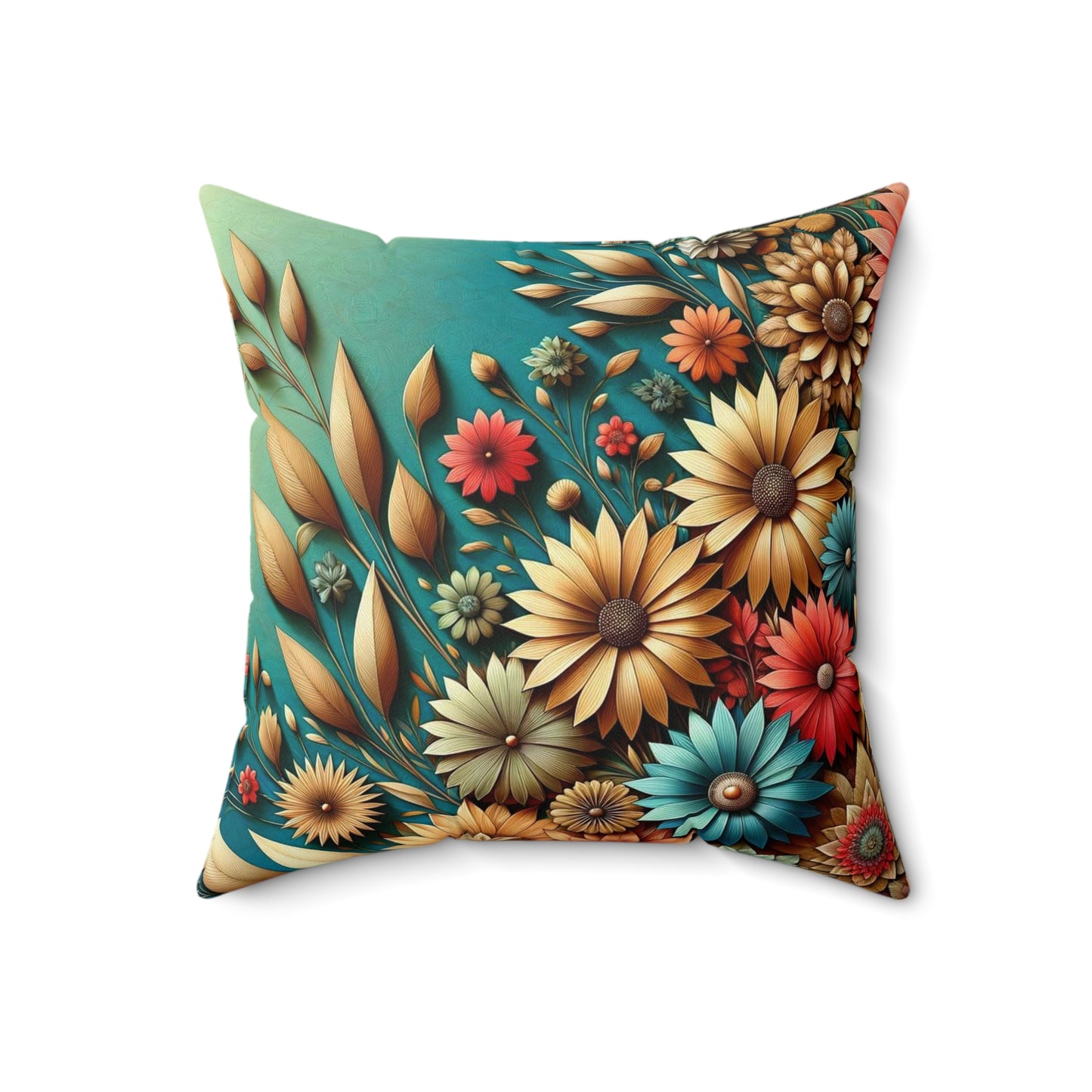 Spun Polyester Square Pillow
