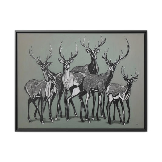 Matte Canvas, Black Frame