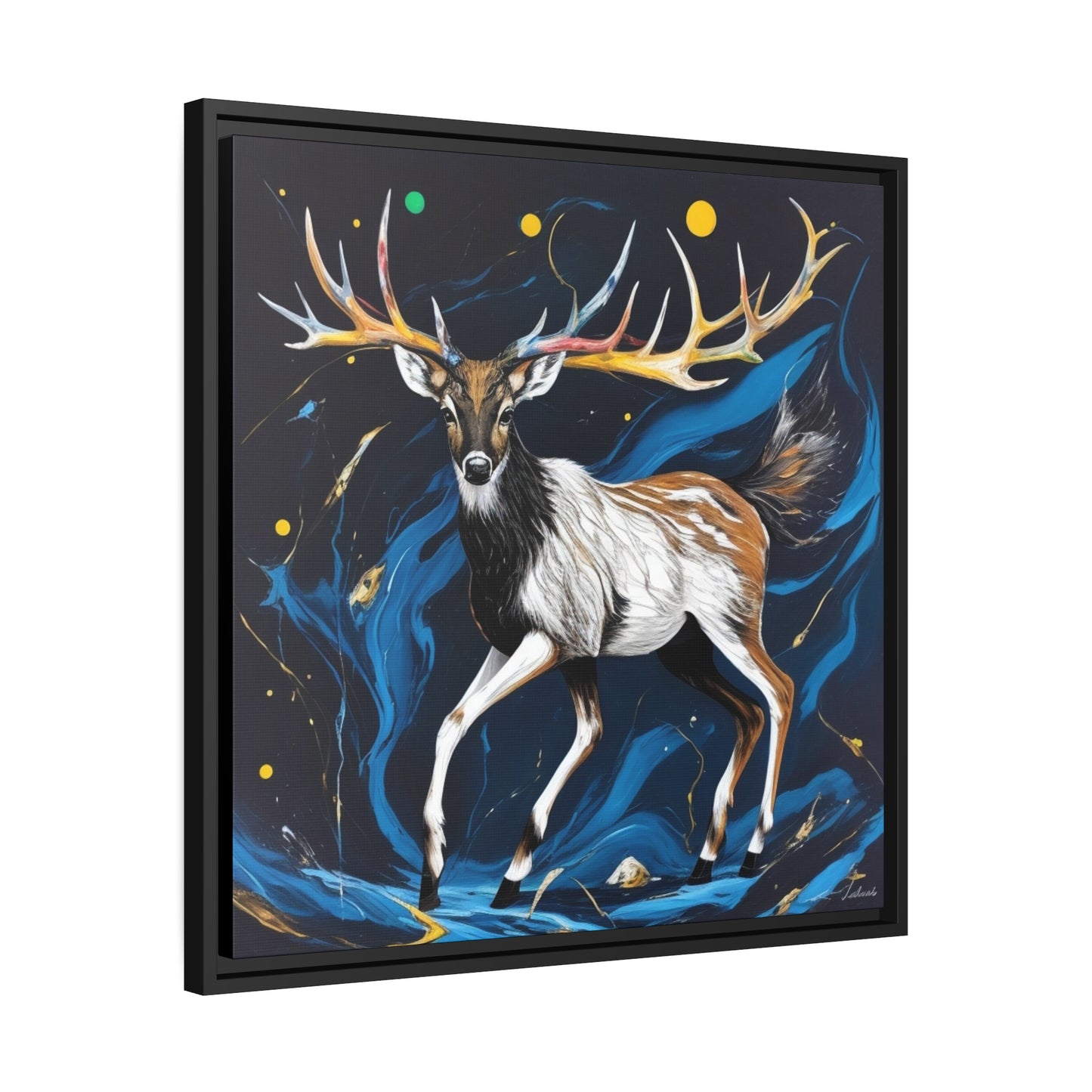 Matte Canvas, Black Frame