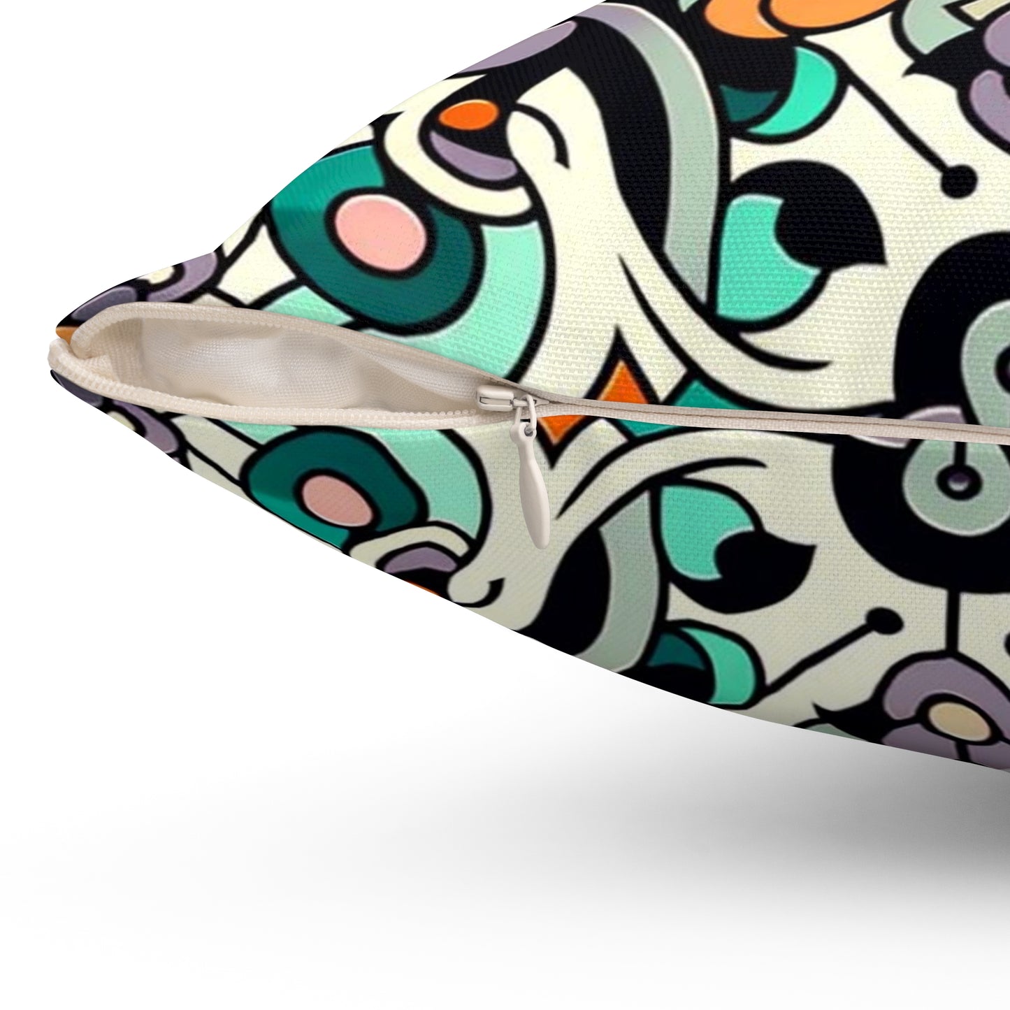 Spun Polyester Square Pillow