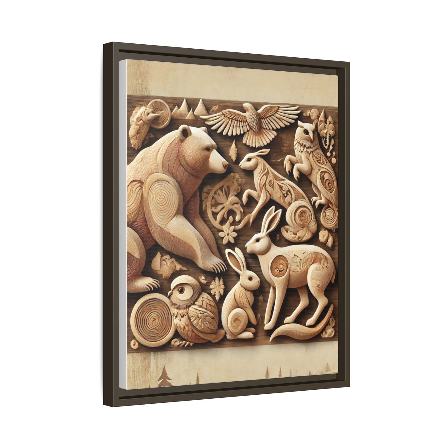 Matte Canvas, Framed (Multi-color)