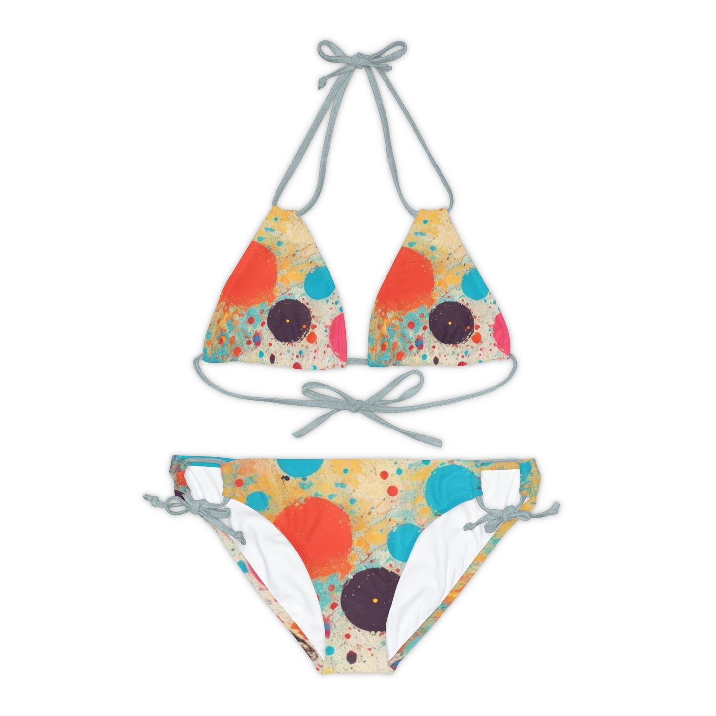 Strappy Bikini Set (AOP)
