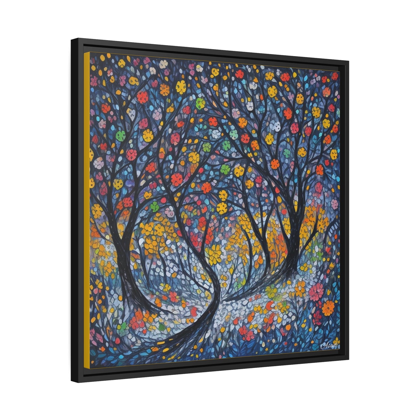 Matte Canvas, Black Frame