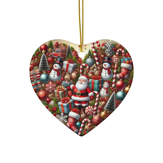 Ceramic Ornament, 4 Shapes