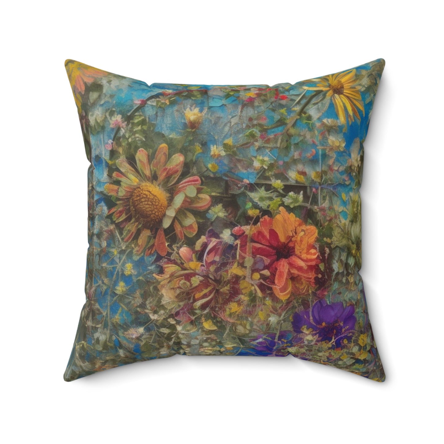 Spun Polyester Square Pillow
