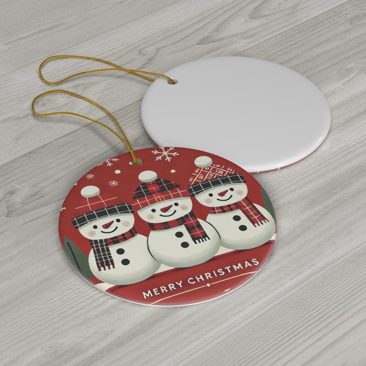 Ceramic Ornament, 4 Shapes