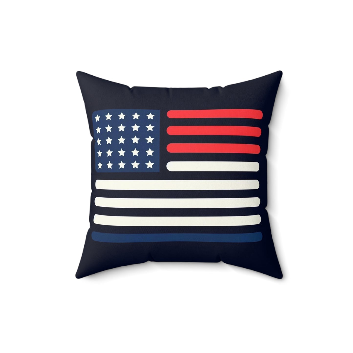 A Spun Polyester Square Pillow
