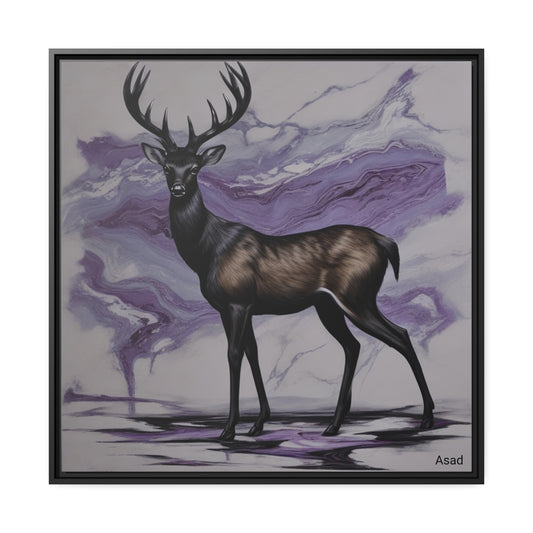 Matte Canvas, Black Frame