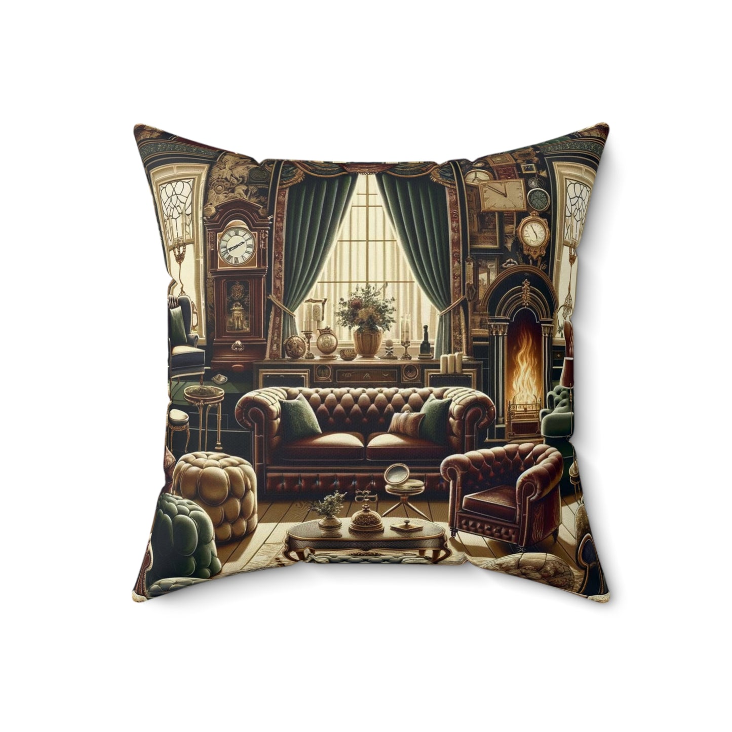 Spun Polyester Square Pillow