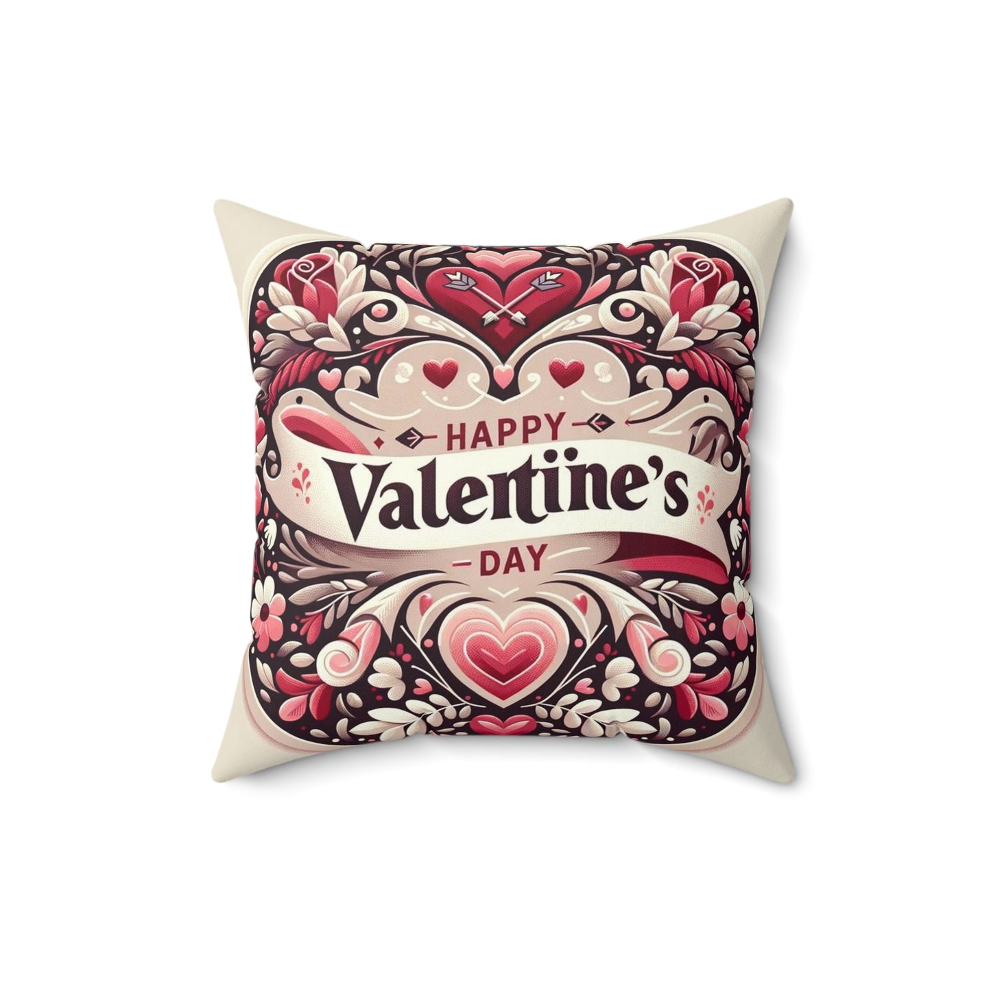 Spun Polyester Square Pillow