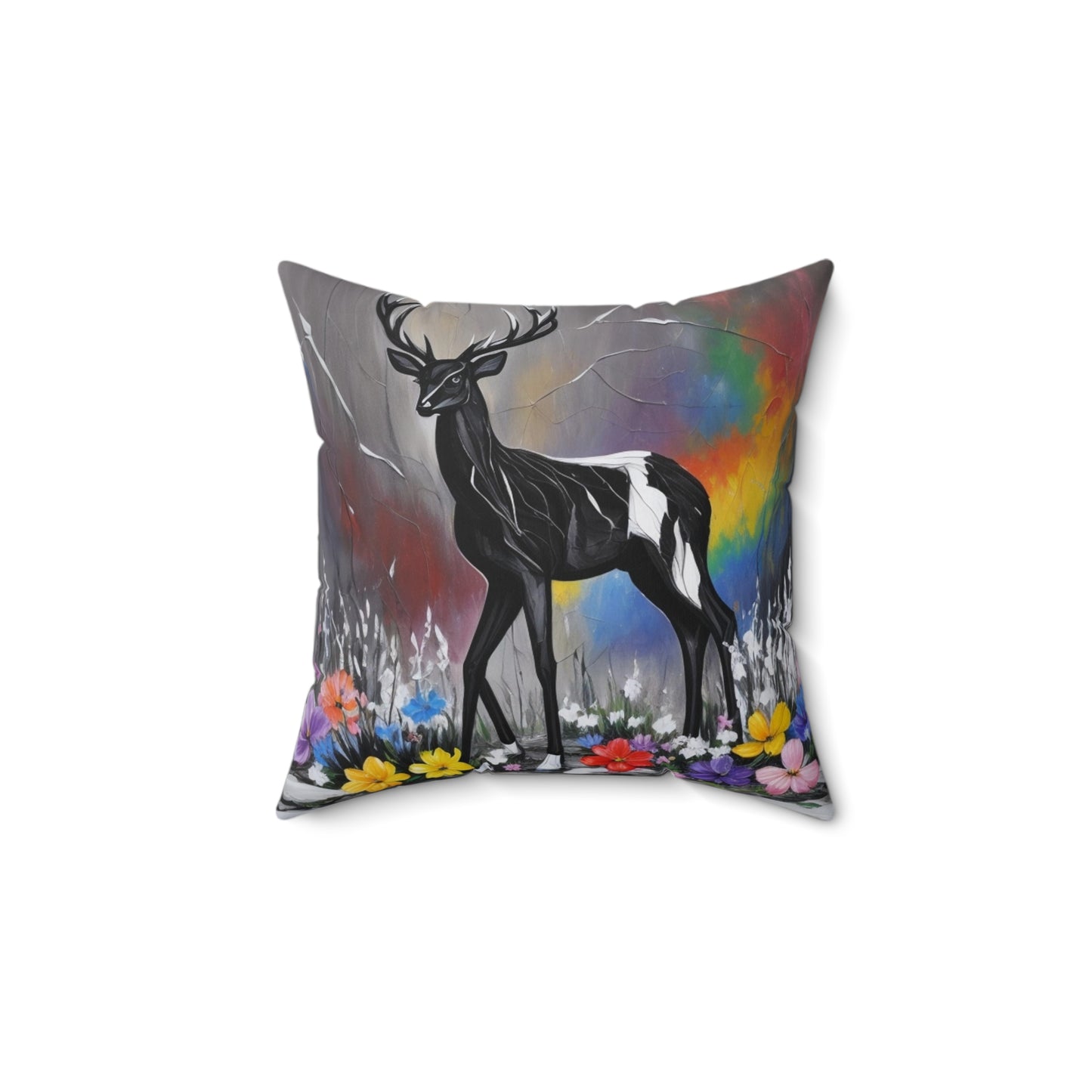 Spun Polyester Square Pillow