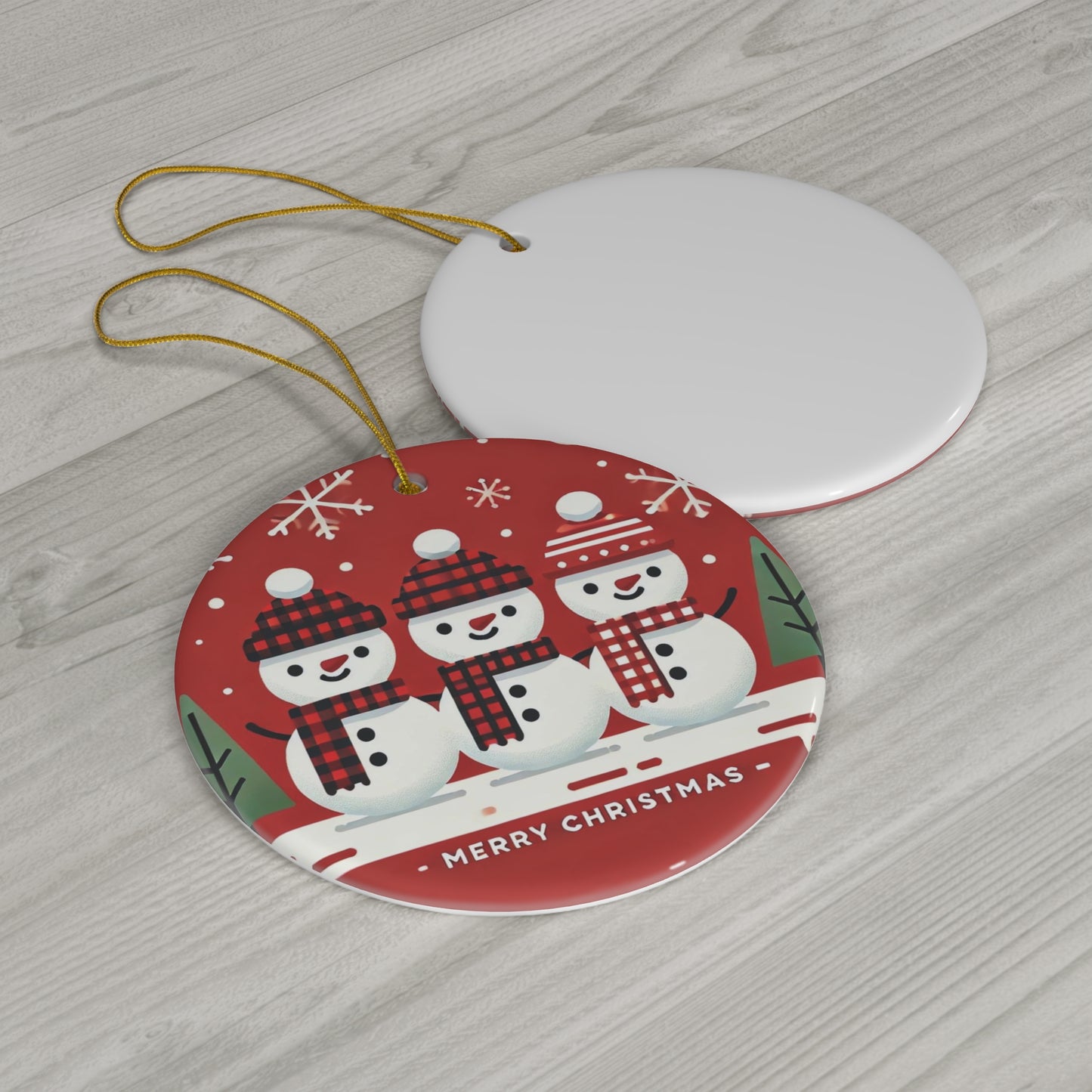 Ceramic Ornament, 4 Shapes