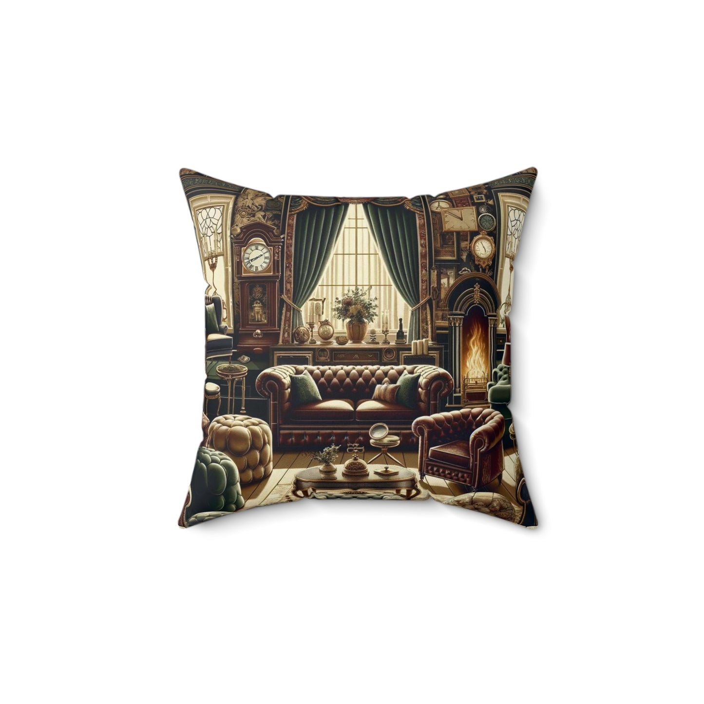 Spun Polyester Square Pillow