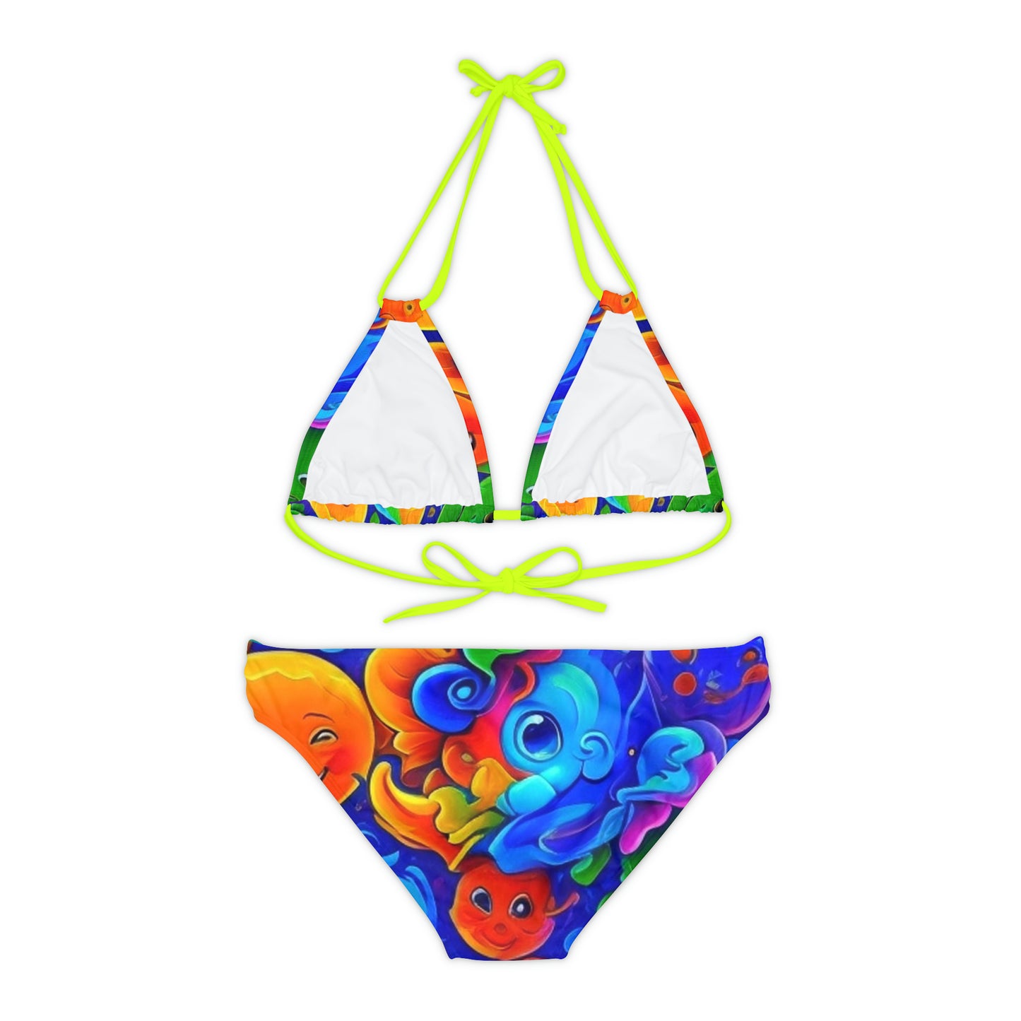 Strappy Bikini Set (AOP)