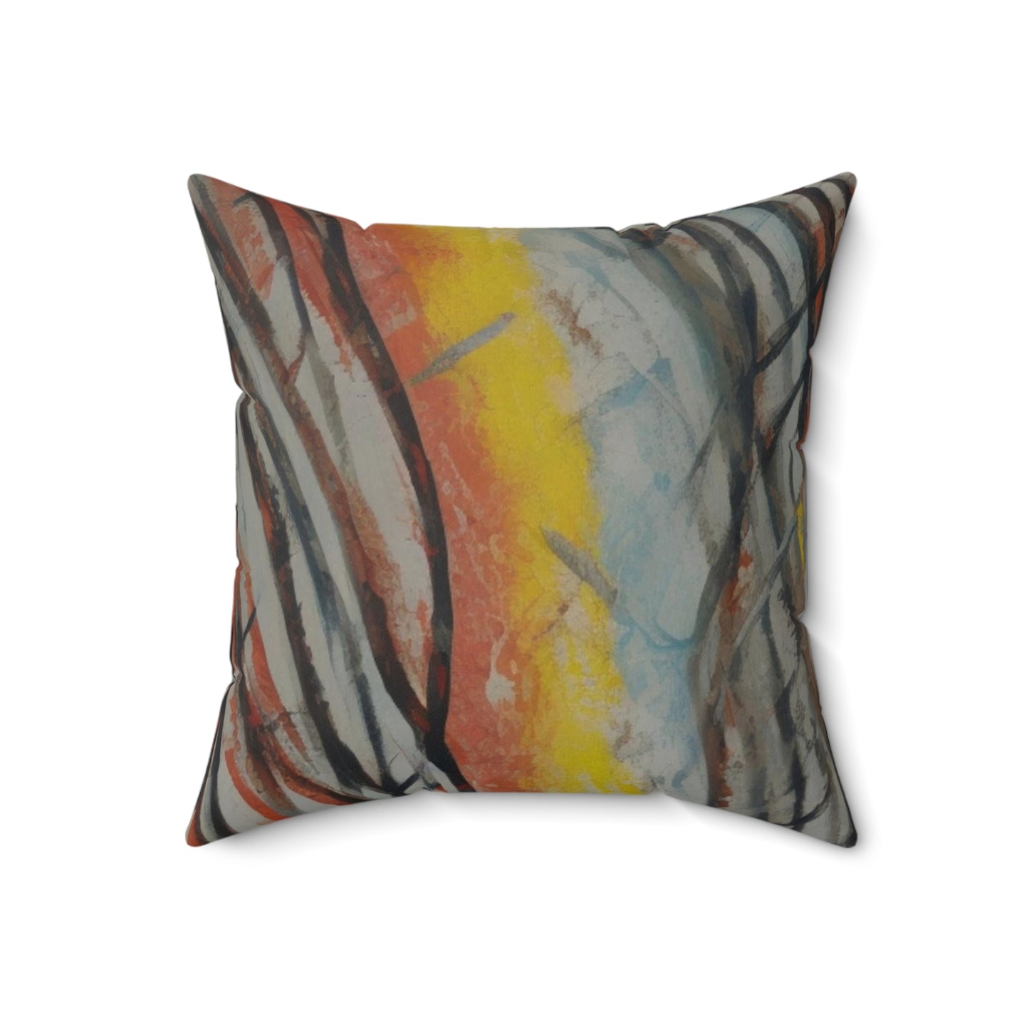 Spun Polyester Square Pillow