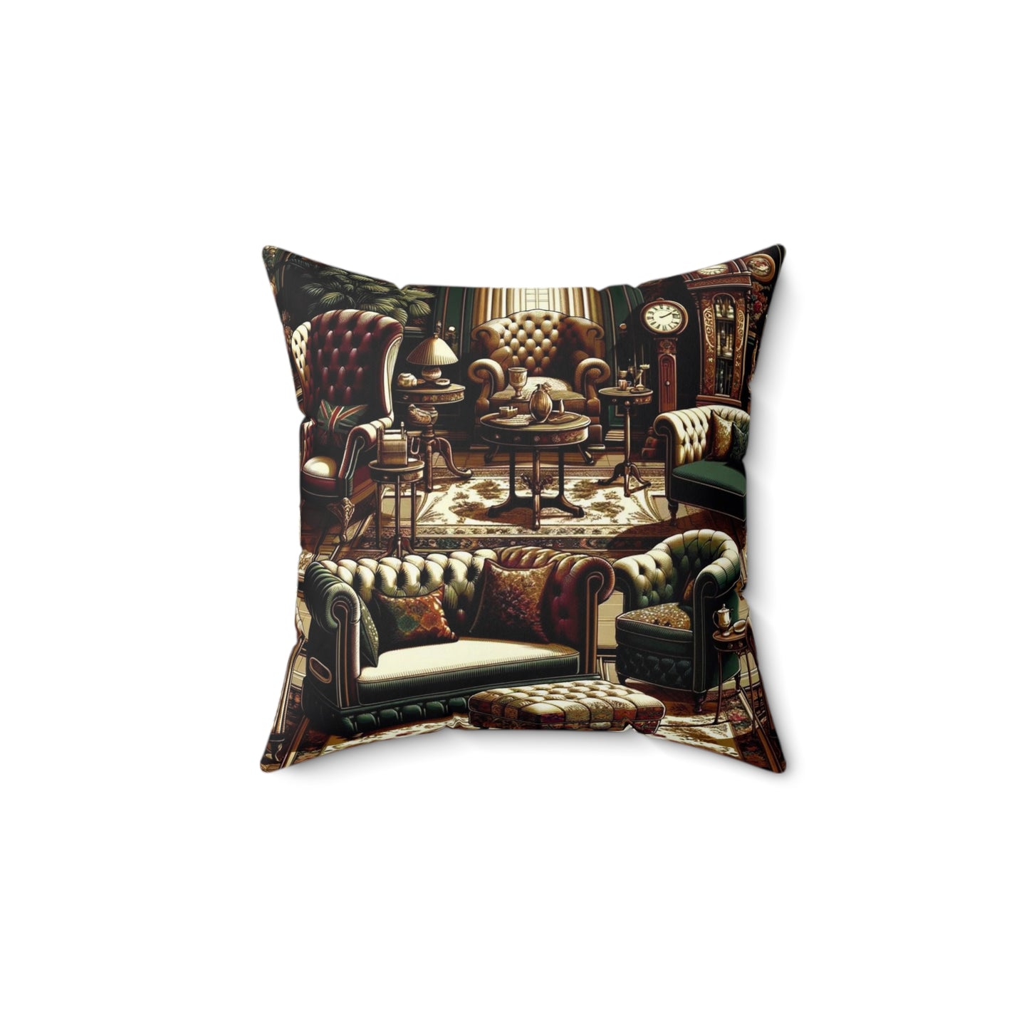 Spun Polyester Square Pillow