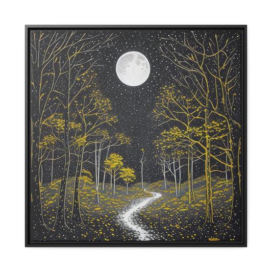 Matte Canvas, Black Frame