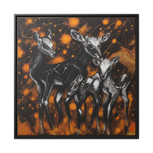 Matte Canvas, Black Frame