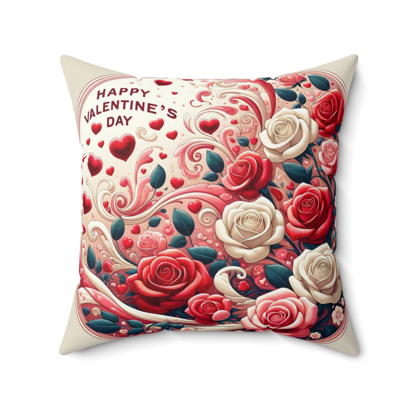 Spun Polyester Square Pillow