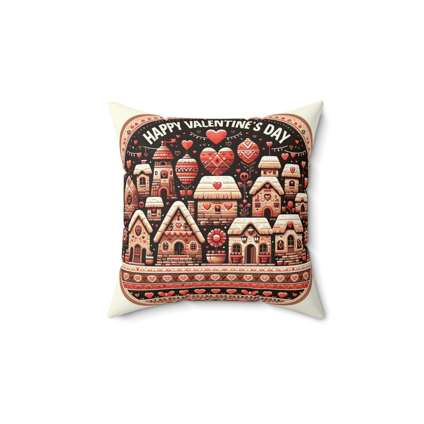 Spun Polyester Square Pillow