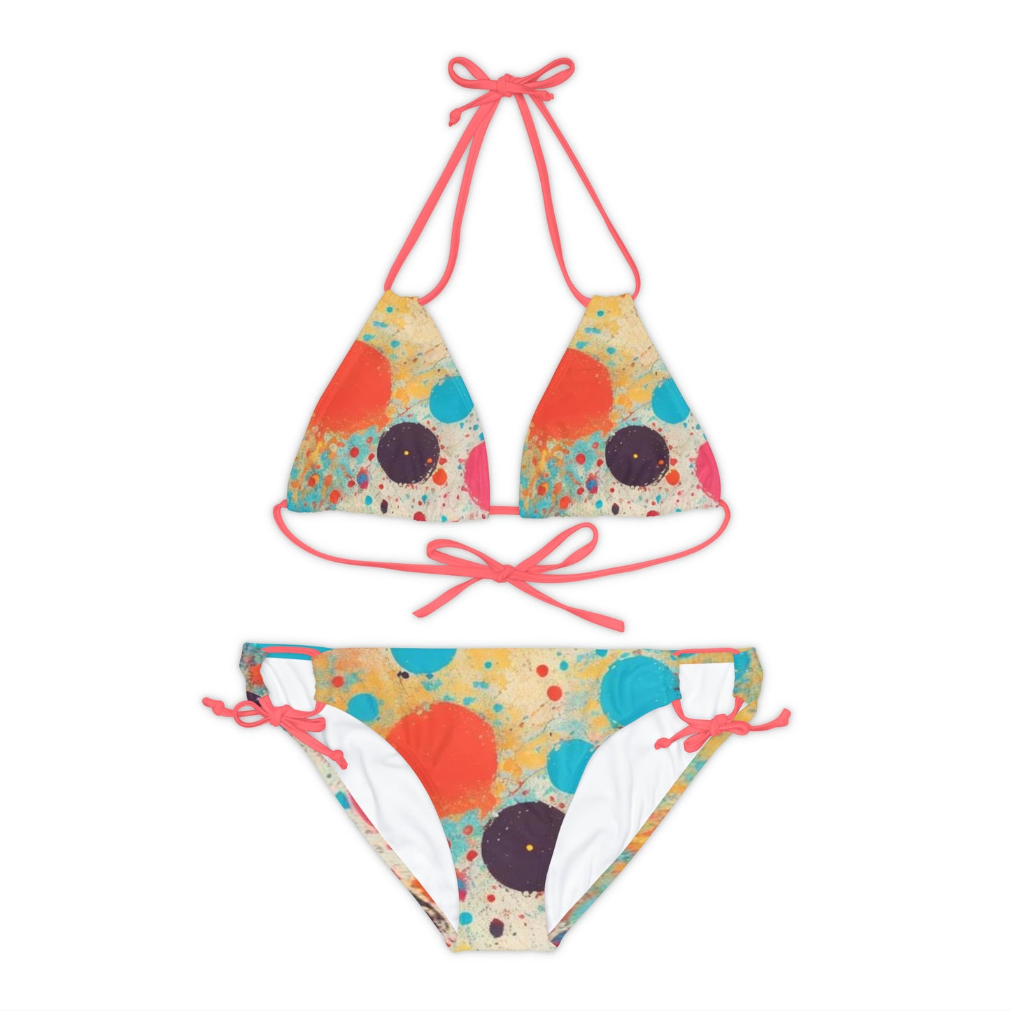 Strappy Bikini Set (AOP)