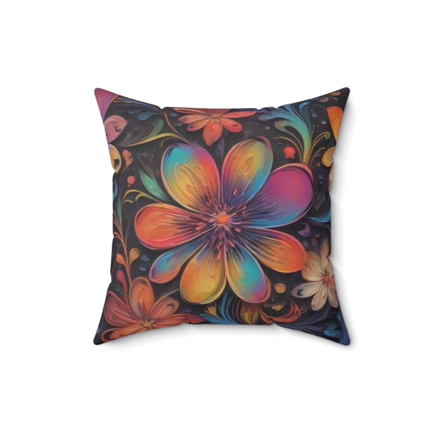Spun Polyester Square Pillow