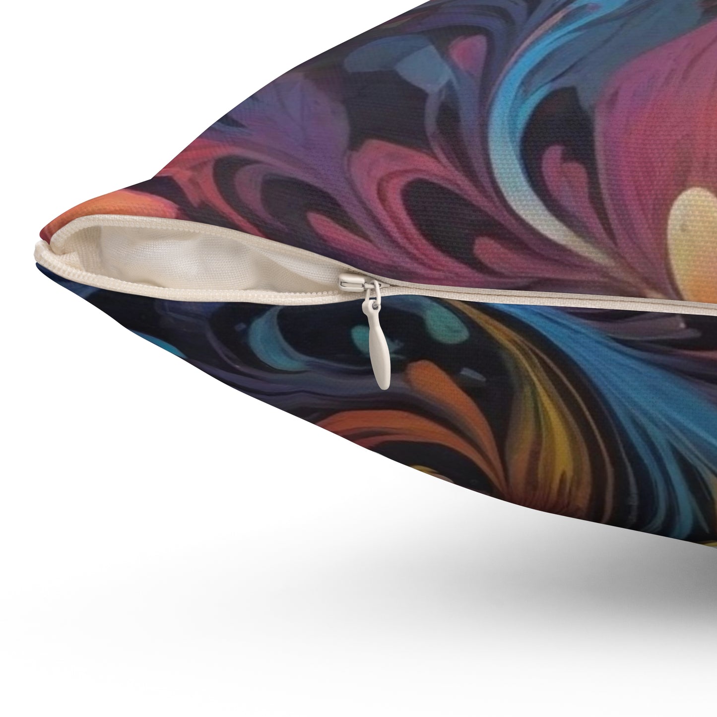Spun Polyester Square Pillow