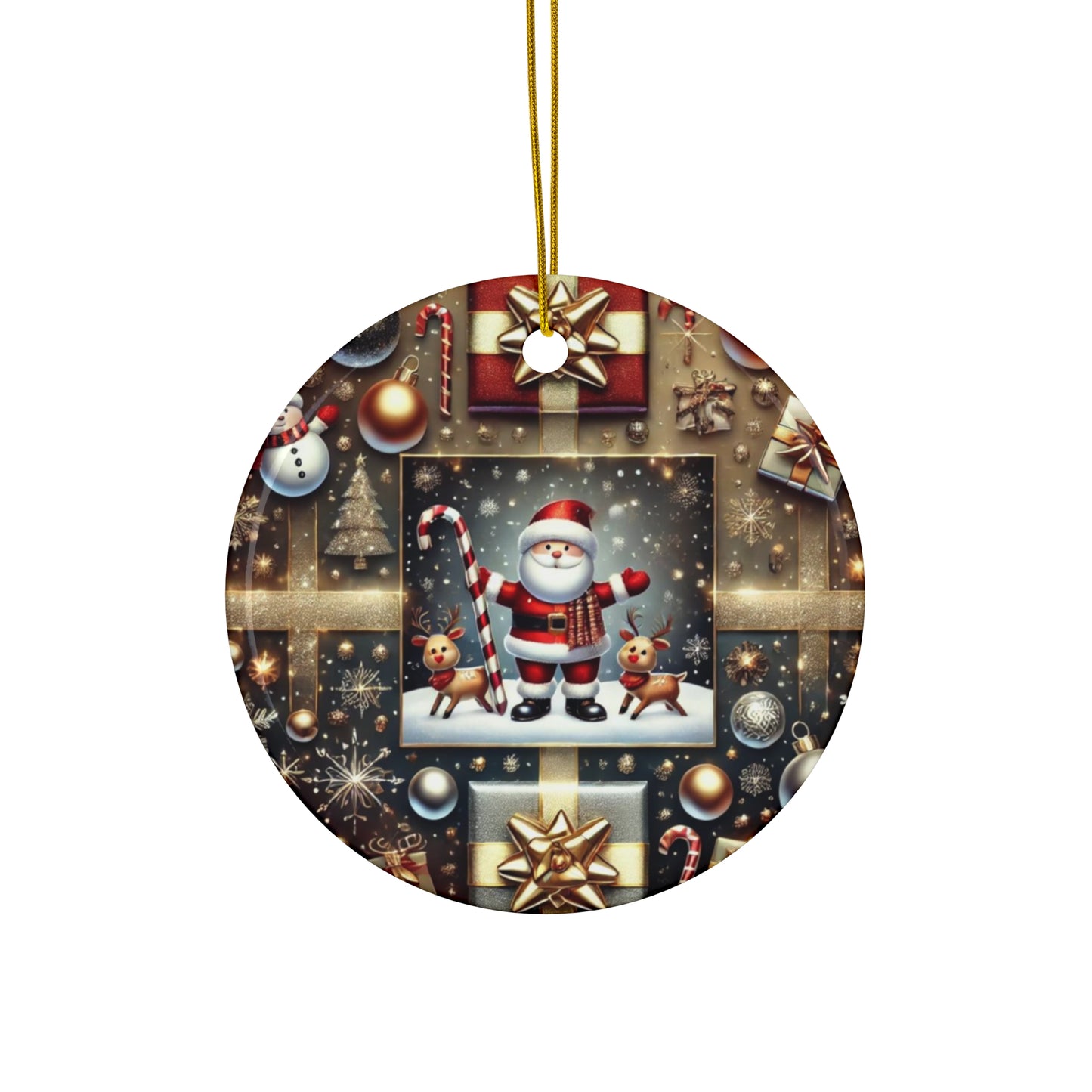 Ceramic Ornament, 4 Shapes