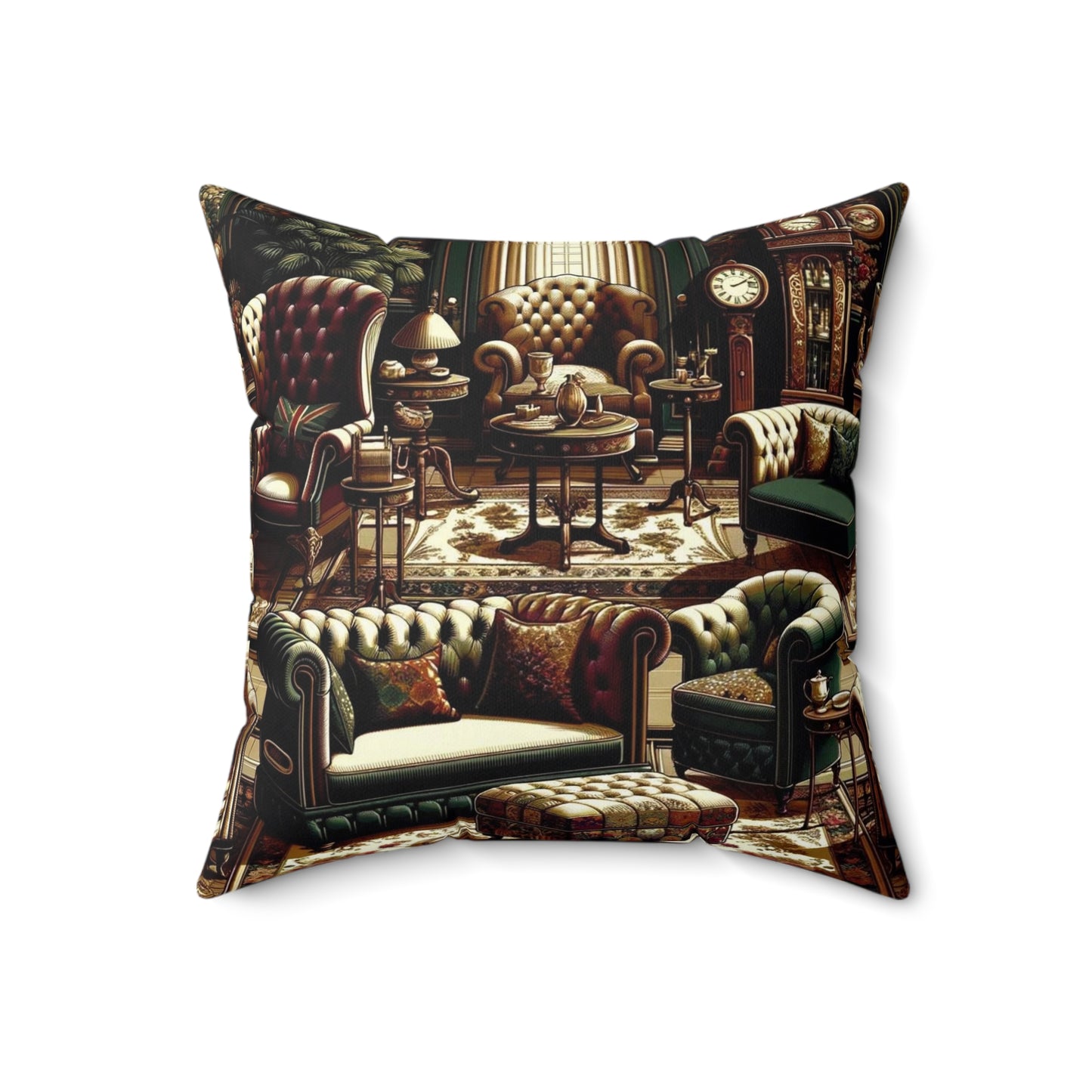Spun Polyester Square Pillow