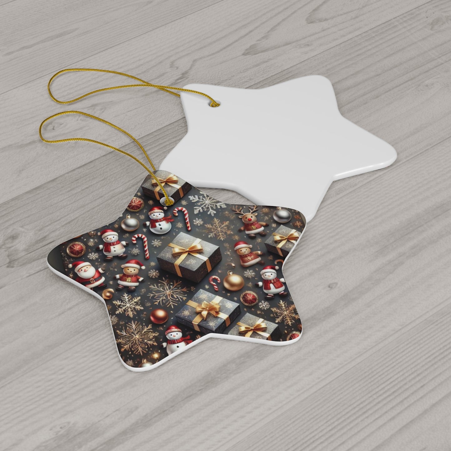 Ceramic Ornament, 4 Shapes
