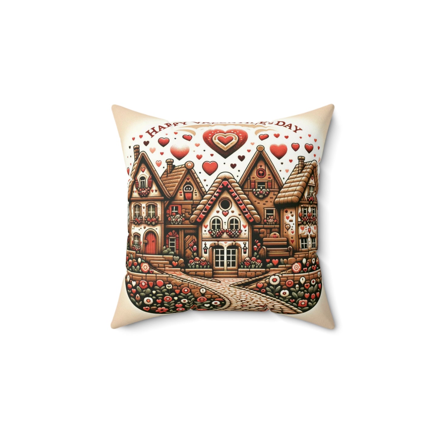 Spun Polyester Square Pillow
