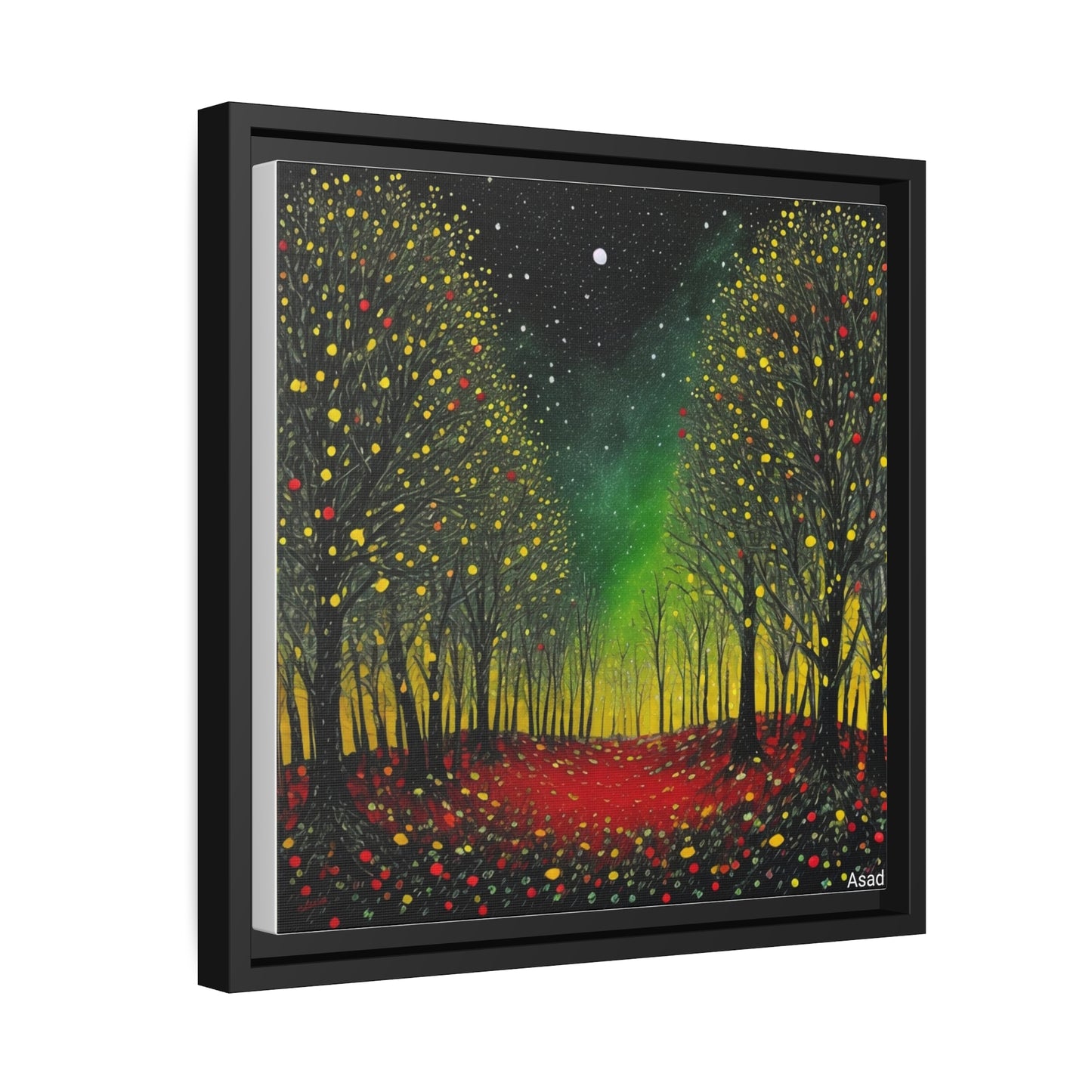 Matte Canvas, Black Frame