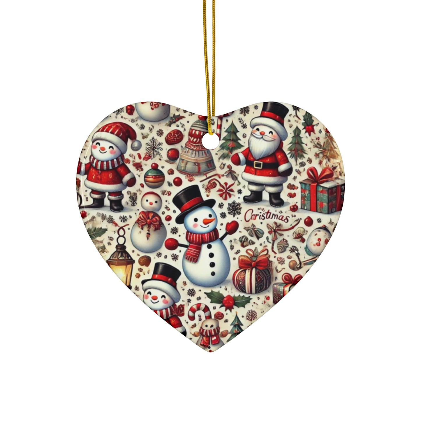 Ceramic Ornament, 4 Shapes
