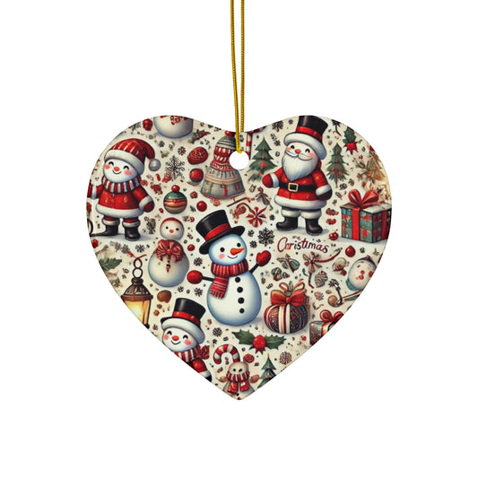 Ceramic Ornament, 4 Shapes